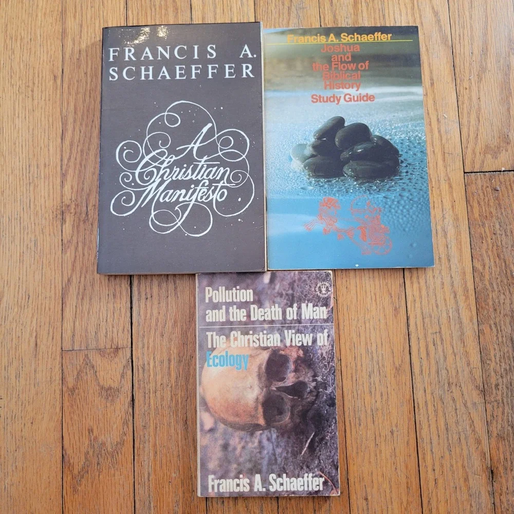3 Francis Schaeffer A Christian Manifesto Pollution‎ Death of Man Joshua Books